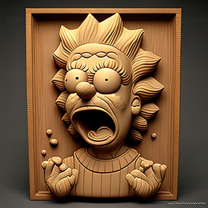 3D model st Maggie Simpson from The Simpsons (STL)